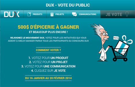 Vote du public DUX 2014