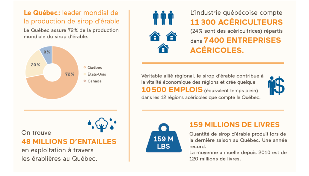 Statistique sur l'érable