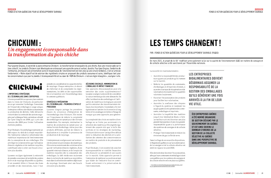 Magazine L'actualité ALIMENTAIRE - Avril 2024