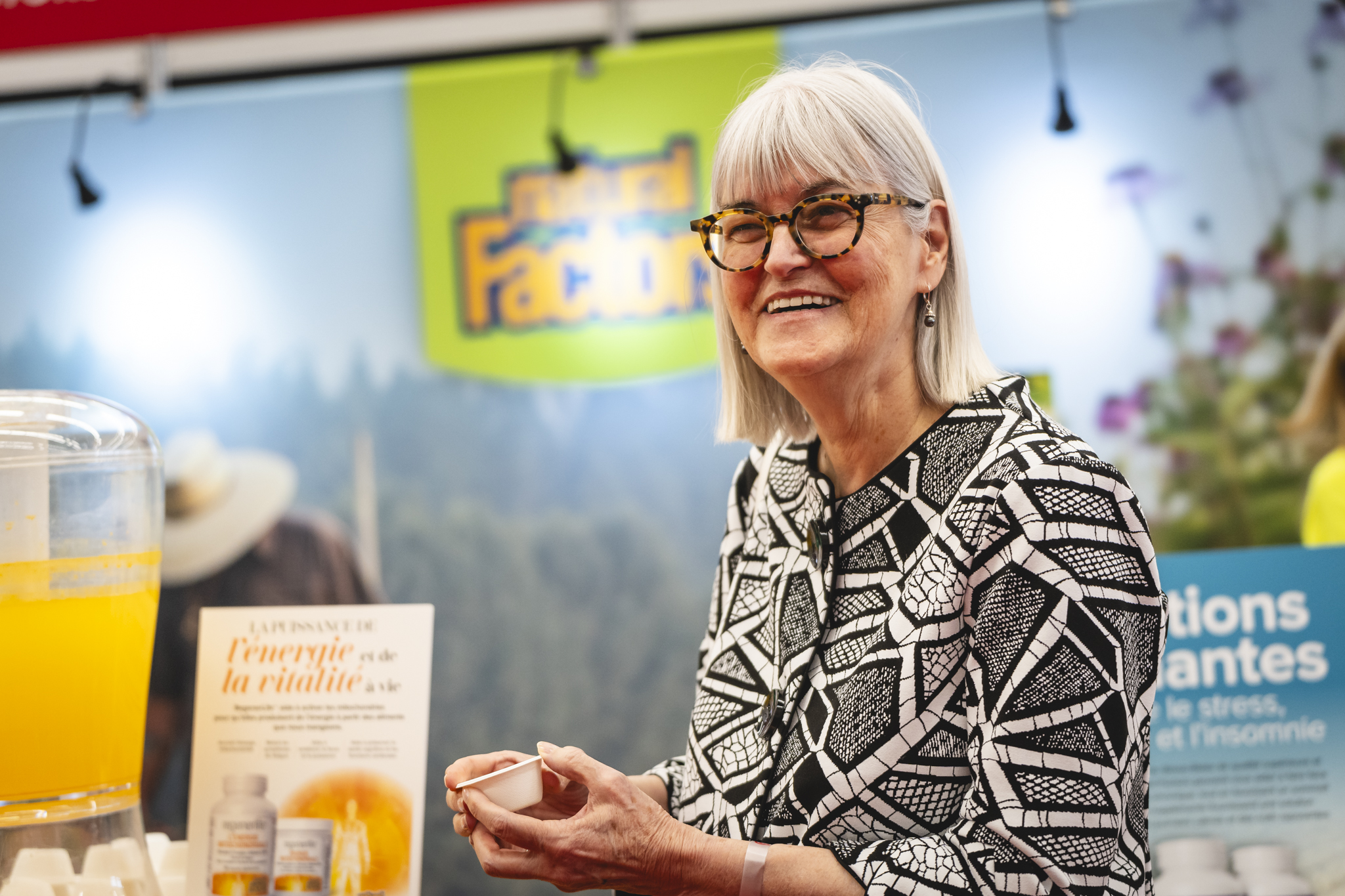 Renée Frappier, fondatrice de l'Expo Manger Santé et Vivre Vert