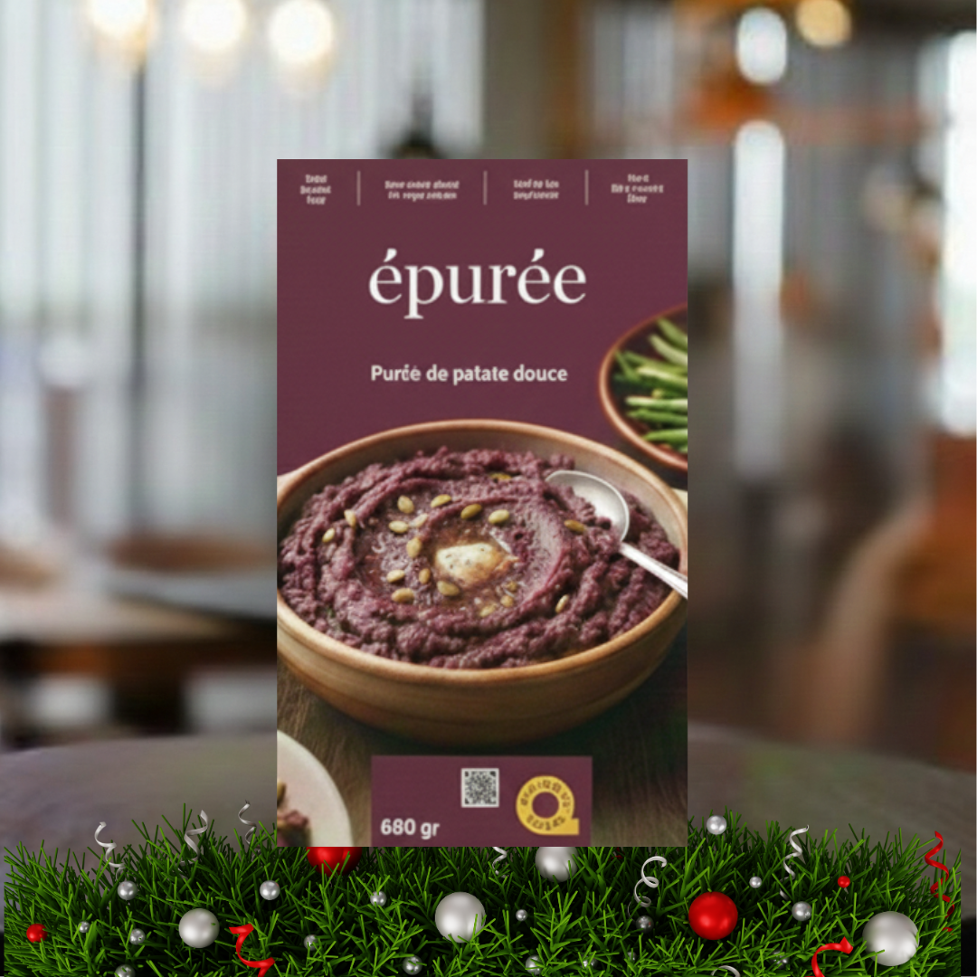 Purée de Patate Douce Mauve - Épurée 