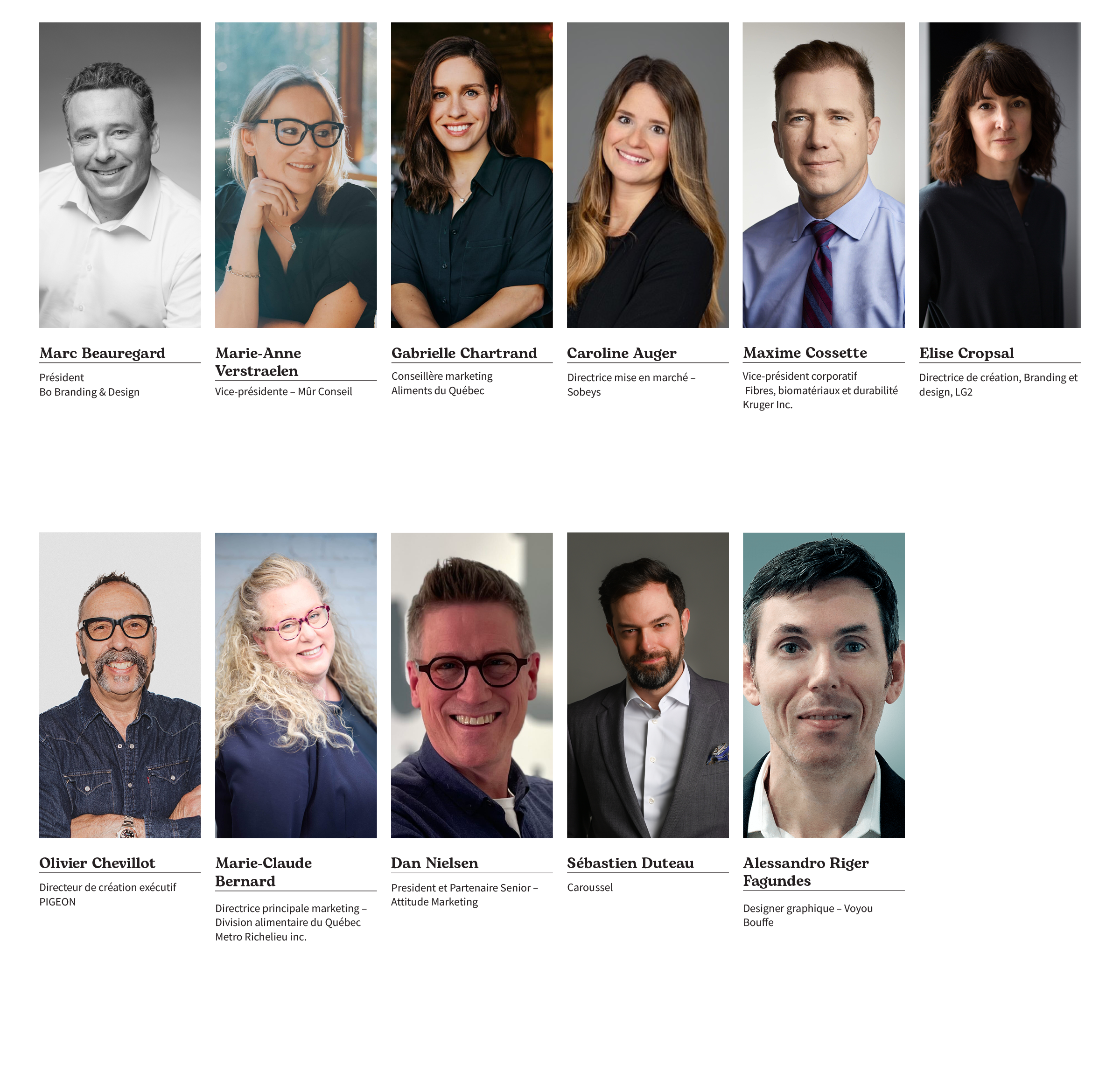 Jury Produit alimentaire – ATTRACTIVITÉ