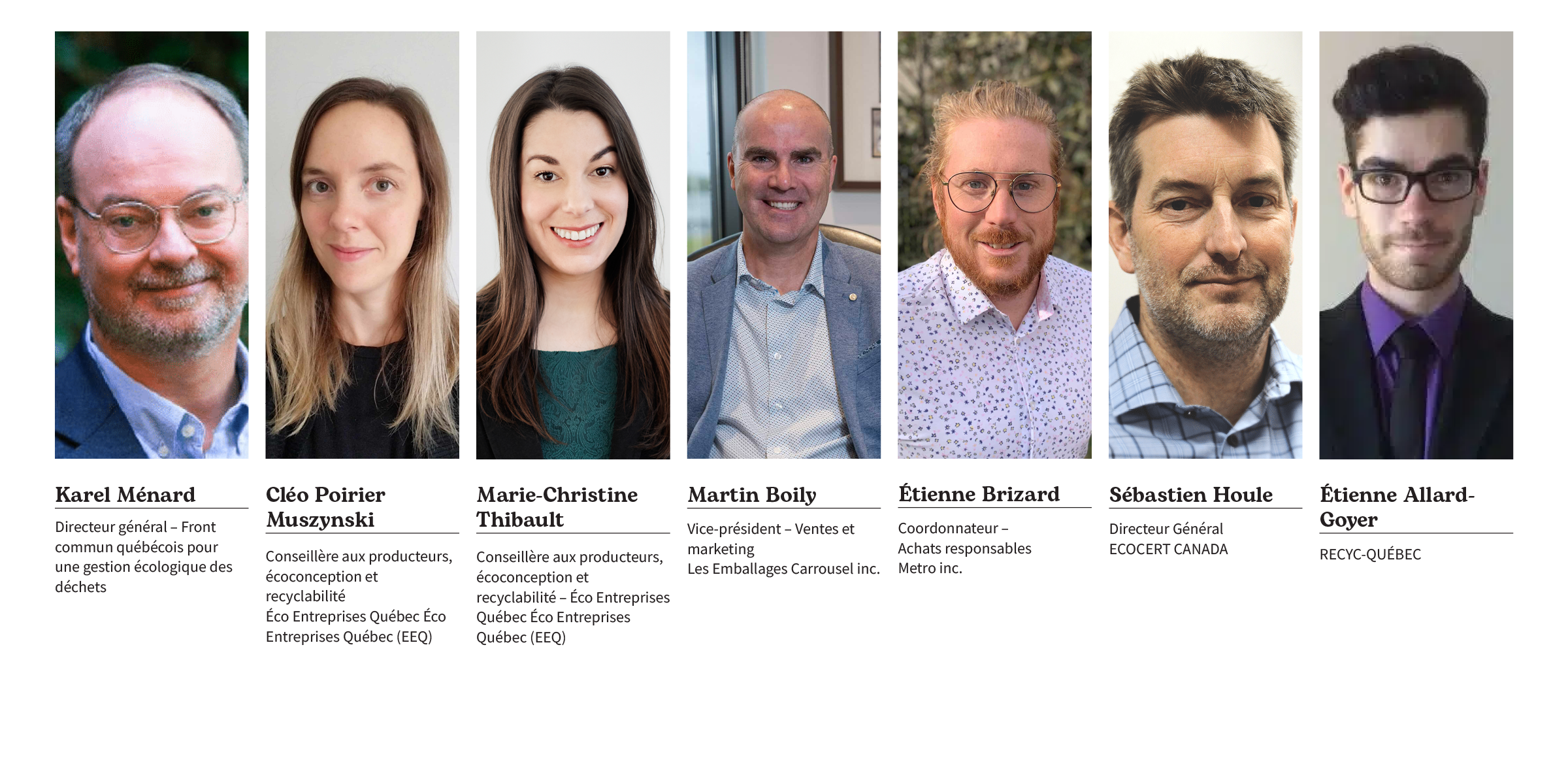 Jury Produit alimentaire – ÉCORESPONSABILITÉ