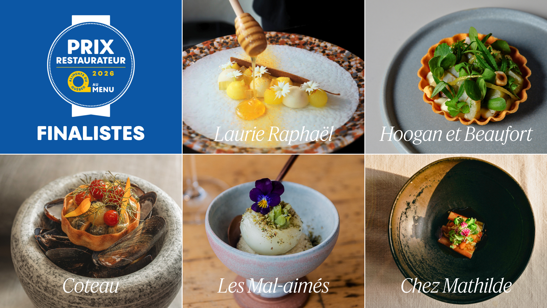 Prix Restaurateur 2026 - Aliments du Québec