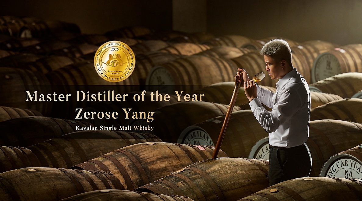 Zerose Yang, directeur de la R&D de Kavalan, nommé distillateur de l'année