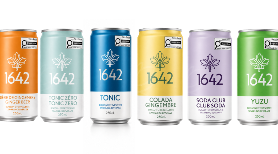 1642 - Mini-canettes avec deux nouvelles saveurs, Club Soda et Colada Gingembre 